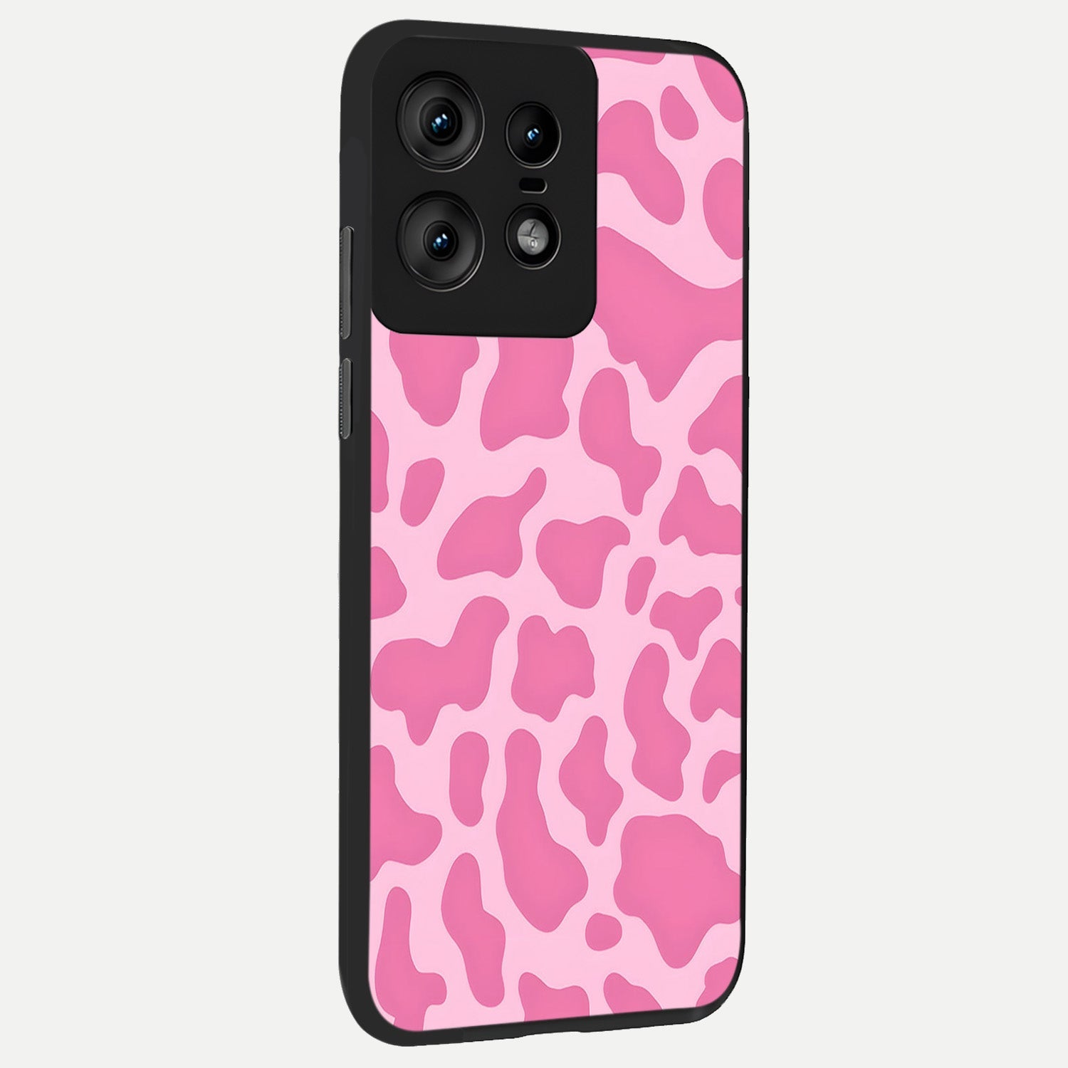 Pinkish Scenery back cover For Moto Edge50 Pro slim fit glass case with vibrant aesthetic design