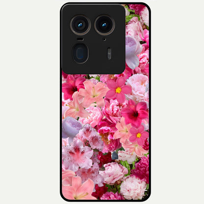  Bloom Crush Fantasy Glass Case For Moto Edge 50 Ultra back cover – full design glossy printed glass finish