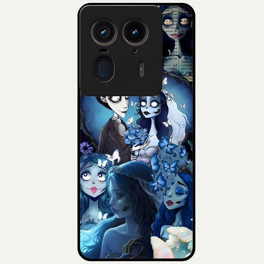  Butterfly Ghost Soul Glass Case For Moto Edge 50 Ultra back cover – full design glossy printed glass finish