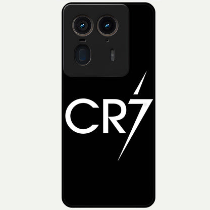  CR7 Elite Strike Glass Case For Moto Edge 50 Ultra back cover – full design glossy printed glass finish