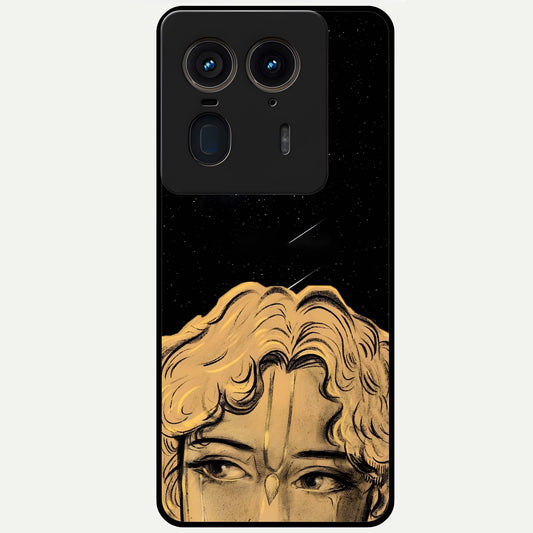  Celestial Gods Plan Glass Case For Moto Edge 50 Ultra back cover – full design glossy printed glass finish