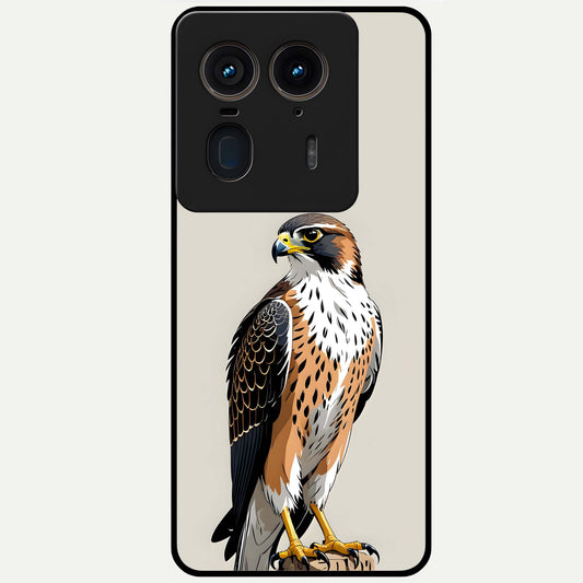  Clever Eagle Glass Case For Moto Edge 50 Ultra back cover – full design glossy printed glass finish