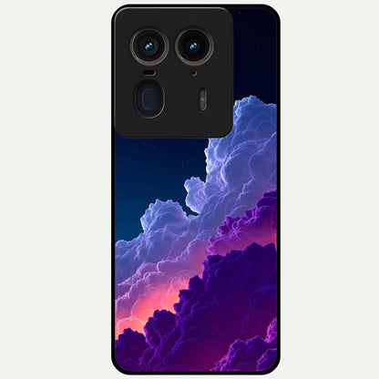  Dreamy Cloud Skies Glass Case For Moto Edge 50 Ultra back cover – full design glossy printed glass finish