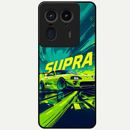  Electric Supra Thunder Glass Case For Moto Edge 50 Ultra back cover – full design glossy printed glass finish