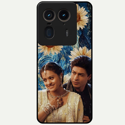  Eternal Love Story Glass Case For Moto Edge 50 Ultra back cover – full design glossy printed glass finish