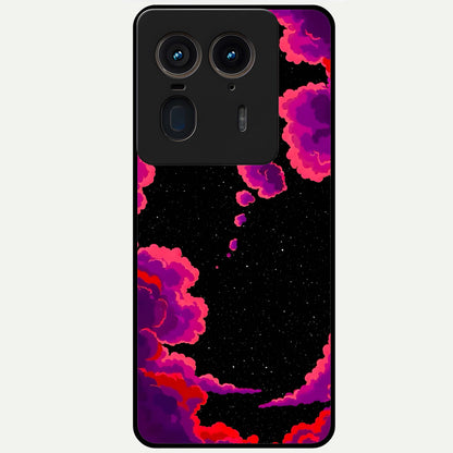  Galaxy Dream Frame Glass Case For Moto Edge 50 Ultra back cover – full design glossy printed glass finish