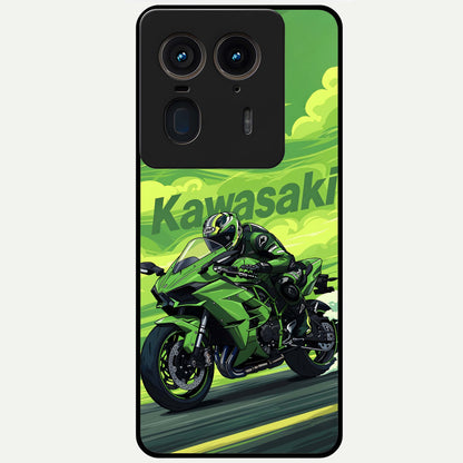  Greenery Sky Glass Case For Moto Edge 50 Ultra back cover – full design glossy printed glass finish
