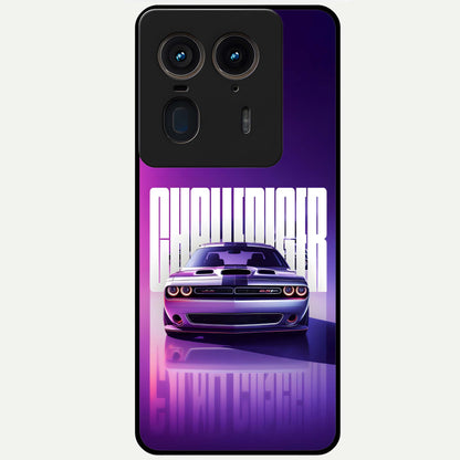  Midnight Muscle Ride Glass Case For Moto Edge 50 Ultra back cover – full design glossy printed glass finish