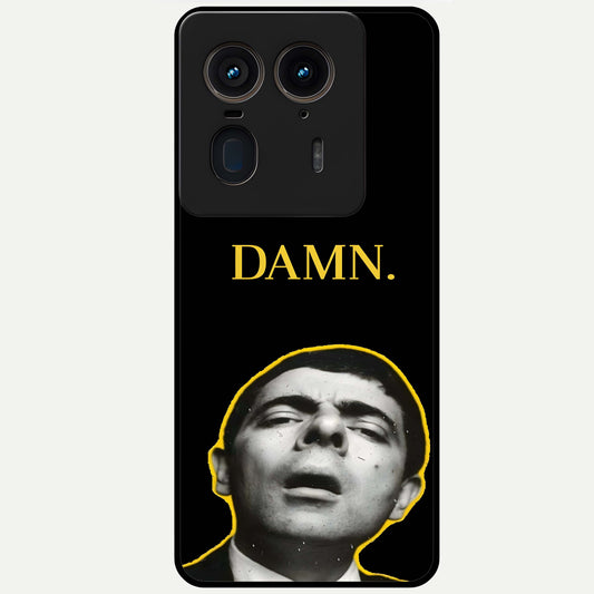  Mr Bean Damn Glass Case For Moto Edge 50 Ultra back cover – full design glossy printed glass finish