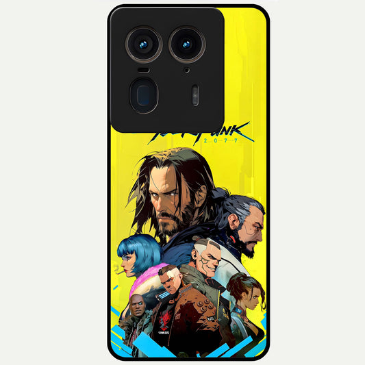 Neon Rebel Genesis Glass Case For Moto Edge 50 Ultra back cover – full design glossy printed glass finish