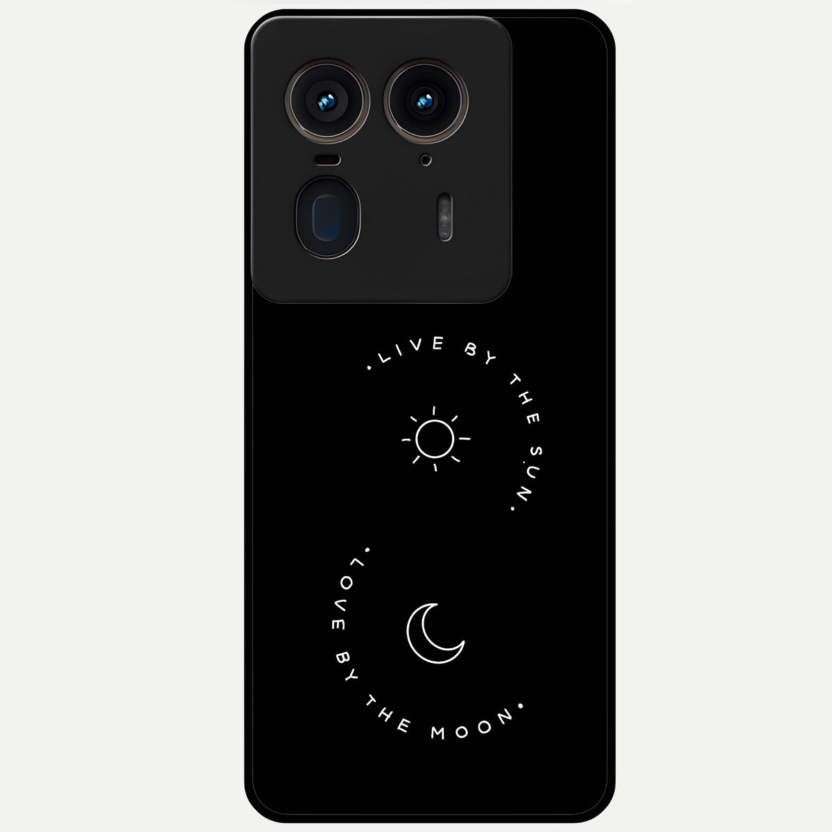  Sunflower Cat Art Glass Case For Moto Edge 50 Ultra back cover – full design glossy printed glass finish