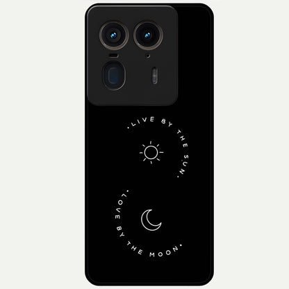  Sunflower Cat Art Glass Case For Moto Edge 50 Ultra back cover – full design glossy printed glass finish
