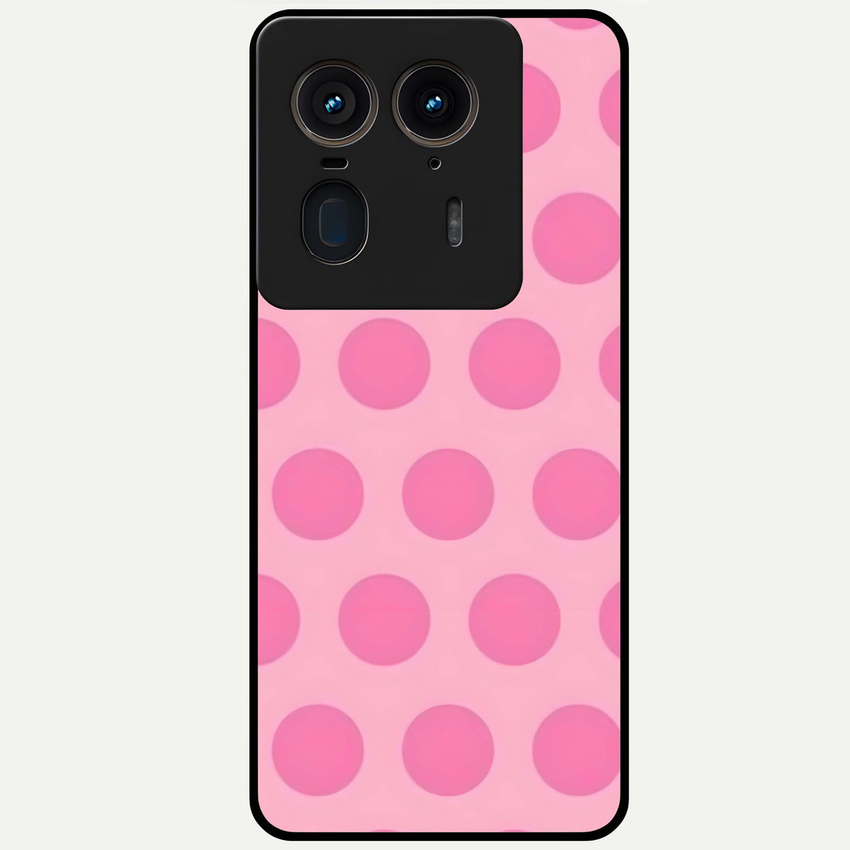  Sweet Dot Dreams Glass Case For Moto Edge 50 Ultra back cover – full design glossy printed glass finish