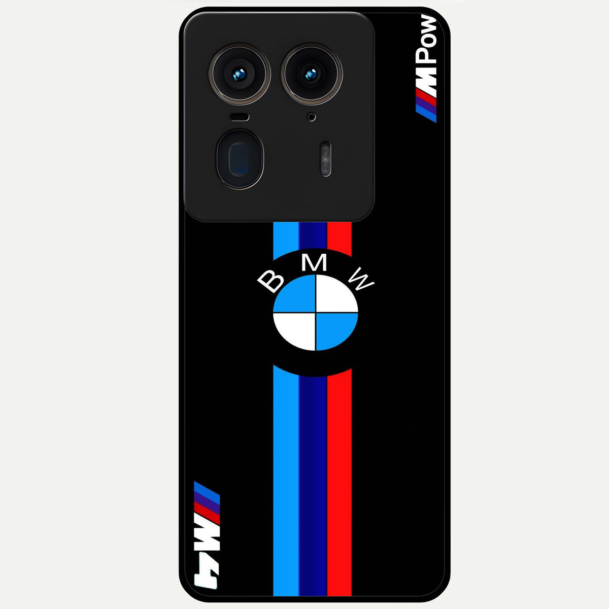  Turbo BMW Beast Glass Case For Moto Edge 50 Ultra back cover – full design glossy printed glass finish