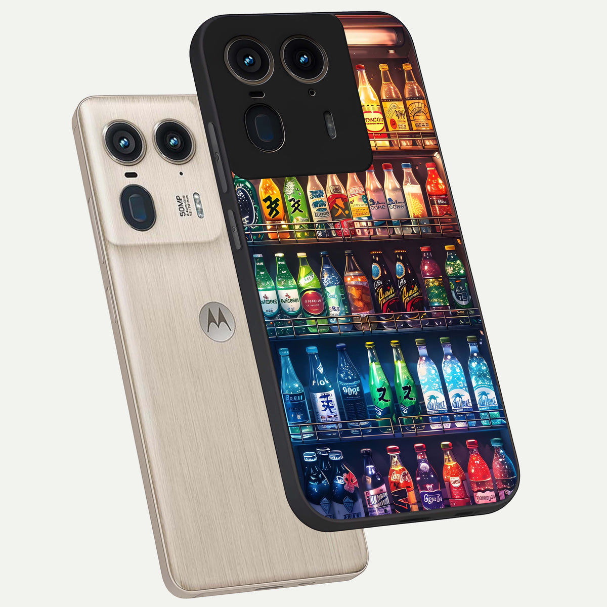  Colorfull Tree phone case For Moto Edge 50 Ultra showing premium glass back cover with detailed artwork