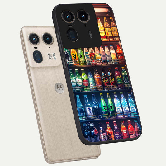  Colorfull Tree phone case For Moto Edge 50 Ultra showing premium glass back cover with detailed artwork