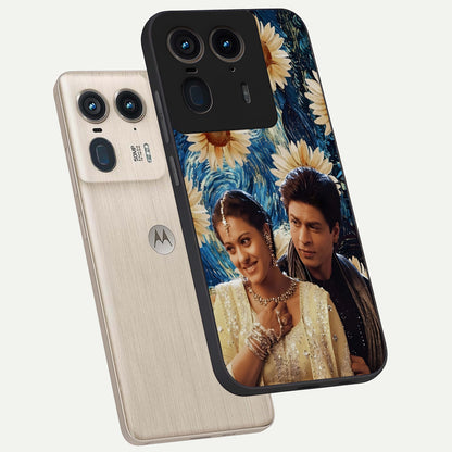  Eternal Love Story phone case For Moto Edge 50 Ultra showing premium glass back cover with detailed artwork