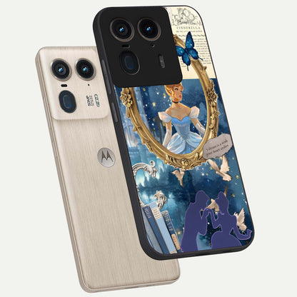  Midnight Queen phone case For Moto Edge 50 Ultra showing premium glass back cover with detailed artwork