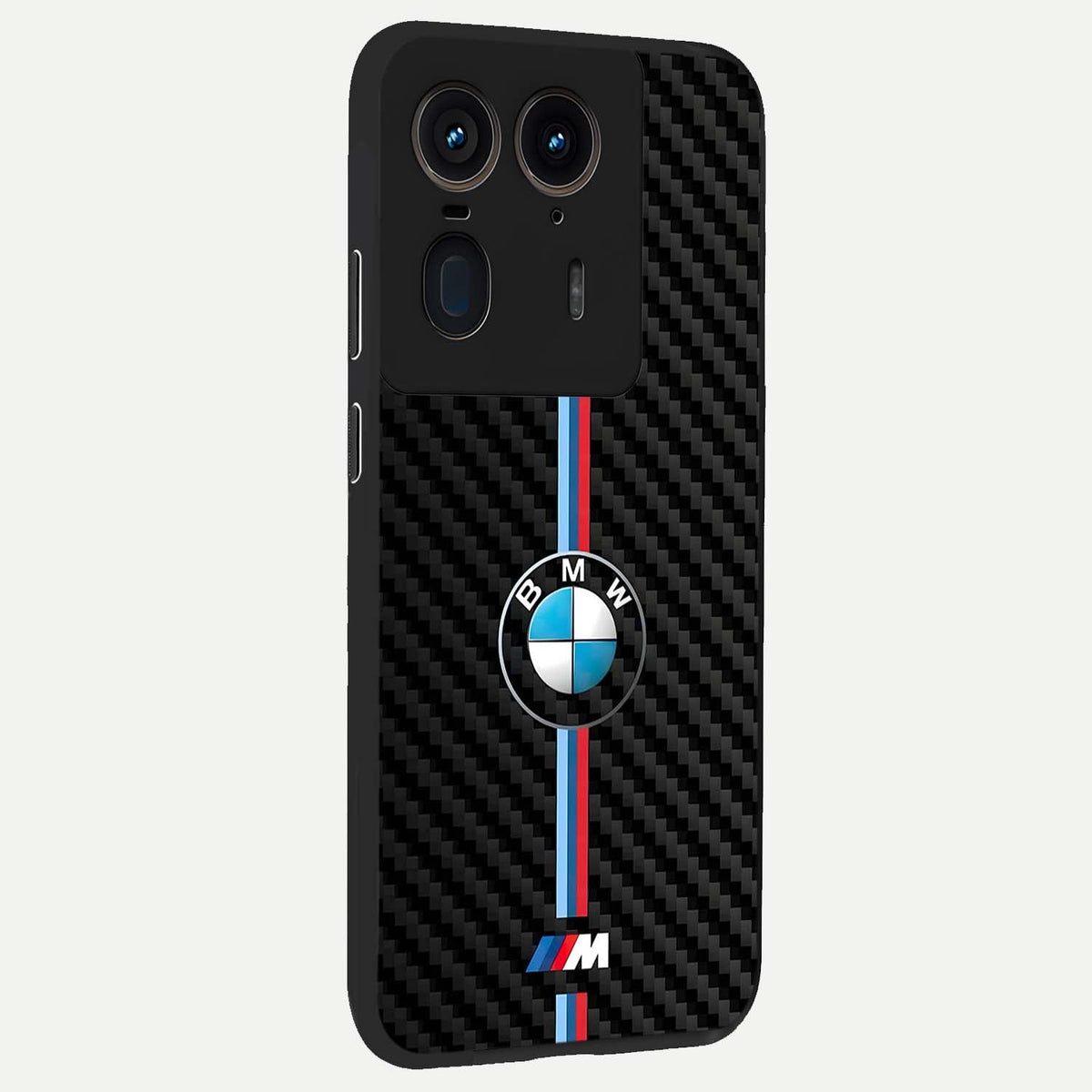  BMW Pattern back cover For Moto Edge 50 Ultra slim fit glass case with vibrant aesthetic design