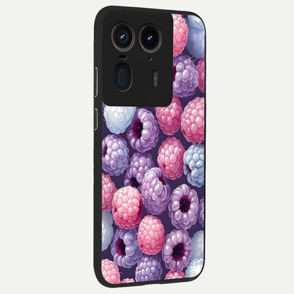  Berry Candy Pop back cover For Moto Edge 50 Ultra slim fit glass case with vibrant aesthetic design