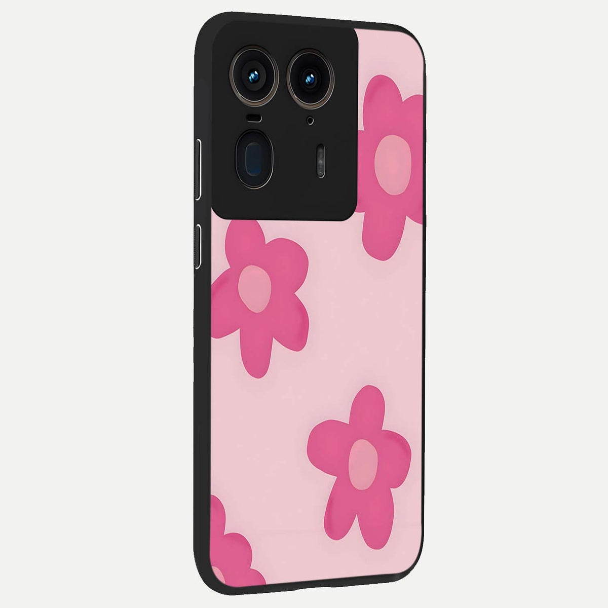  Candy Bloom Dreams back cover For Moto Edge 50 Ultra slim fit glass case with vibrant aesthetic design