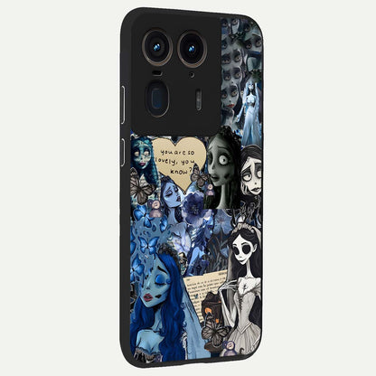  Corpse Bride Posters back cover For Moto Edge 50 Ultra slim fit glass case with vibrant aesthetic design