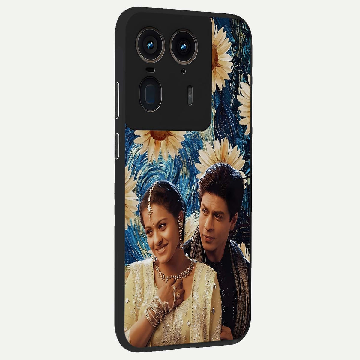  Eternal Love Story back cover For Moto Edge 50 Ultra slim fit glass case with vibrant aesthetic design
