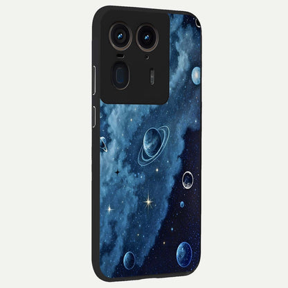  Galaxy Dream Space back cover For Moto Edge 50 Ultra slim fit glass case with vibrant aesthetic design