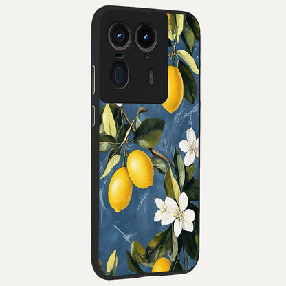  Lemon Dream Garden back cover For Moto Edge 50 Ultra slim fit glass case with vibrant aesthetic design
