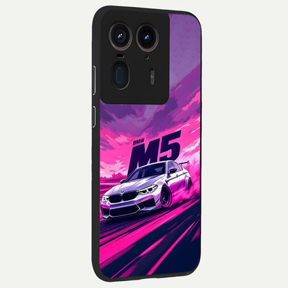  MS Neon Car back cover For Moto Edge 50 Ultra slim fit glass case with vibrant aesthetic design