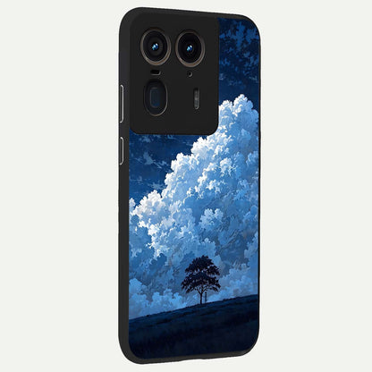  Midnight Sky Serenity back cover For Moto Edge 50 Ultra slim fit glass case with vibrant aesthetic design