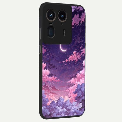  Sky Drift Clouds back cover For Moto Edge 50 Ultra slim fit glass case with vibrant aesthetic design