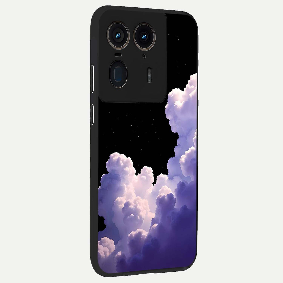  Starlit Night Whispers back cover For Moto Edge 50 Ultra slim fit glass case with vibrant aesthetic design