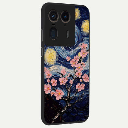  Van Gogh Scenery back cover For Moto Edge 50 Ultra slim fit glass case with vibrant aesthetic design