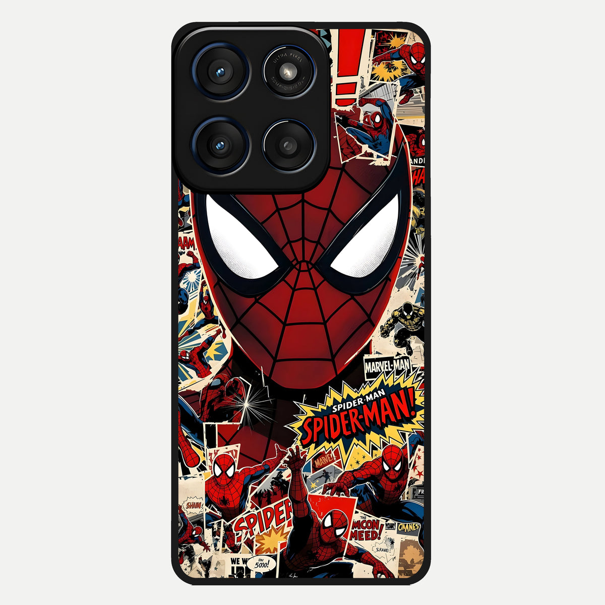  Aesthetic Wonder Spider Glass Case For Moto Edge 60 back cover – full design glossy printed glass finish