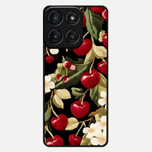  Blooming Spendor Bird Glass Case For Moto Edge 60 back cover – full design glossy printed glass finish