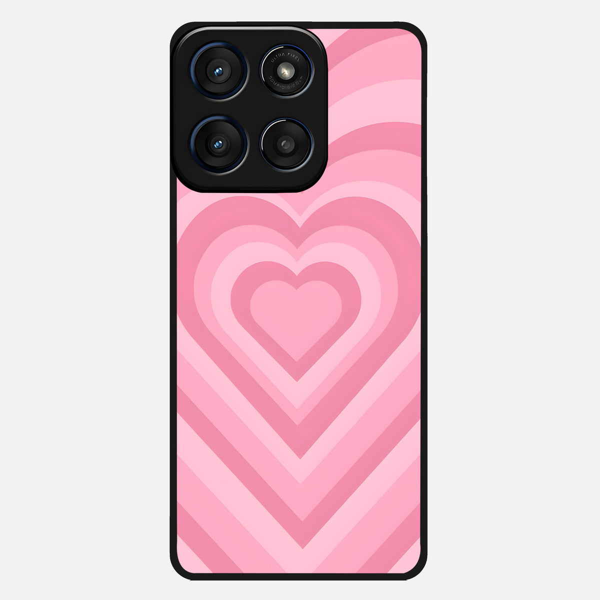  Blush Heart Waves Glass Case For Moto Edge 60 back cover – full design glossy printed glass finish