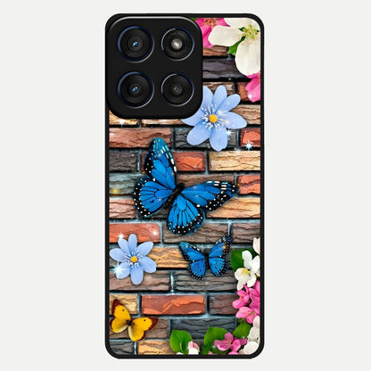  Brick Bloom Flight Glass Case For Moto Edge 60 back cover – full design glossy printed glass finish