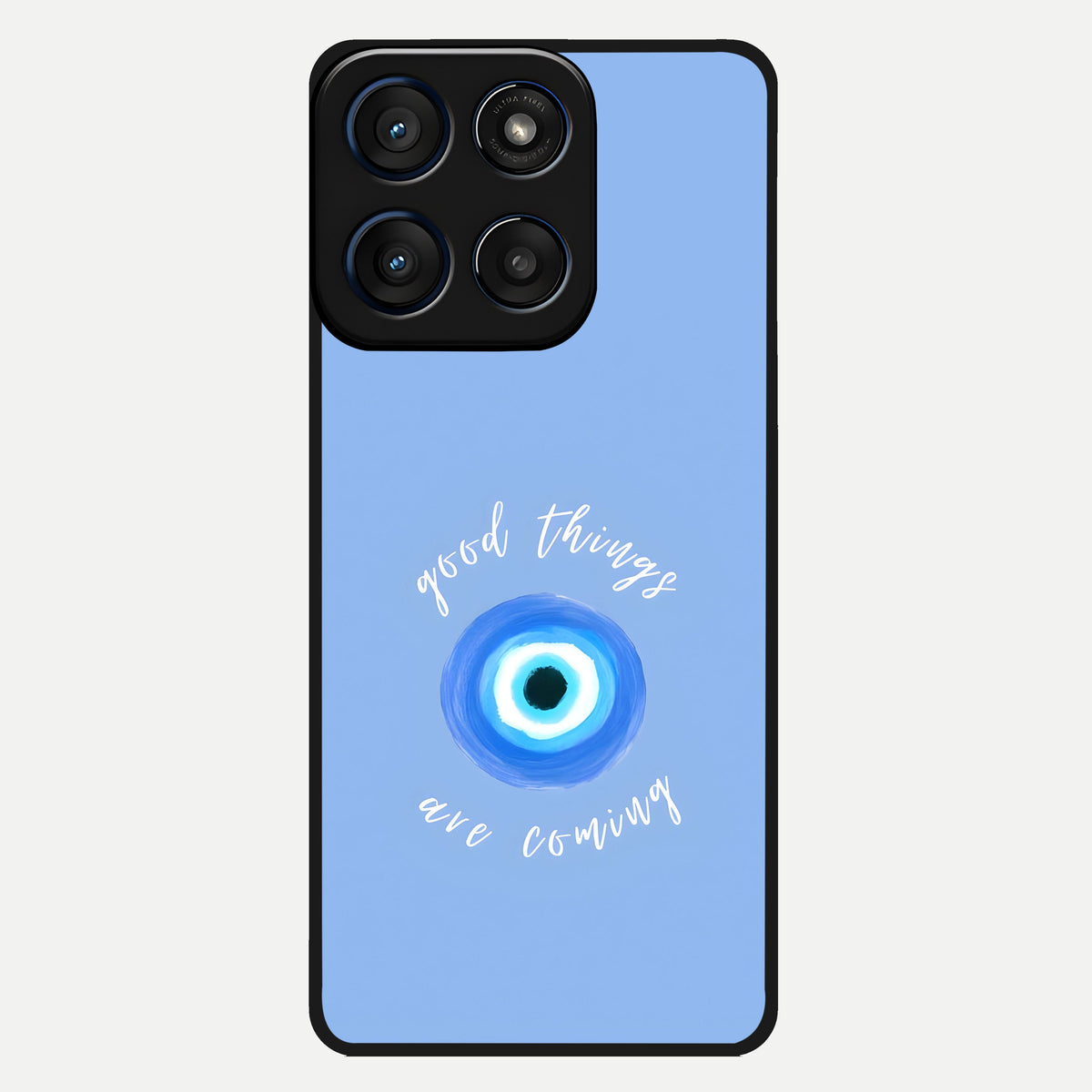  Bright Future Ahead Glass Case For Moto Edge 60 back cover – full design glossy printed glass finish
