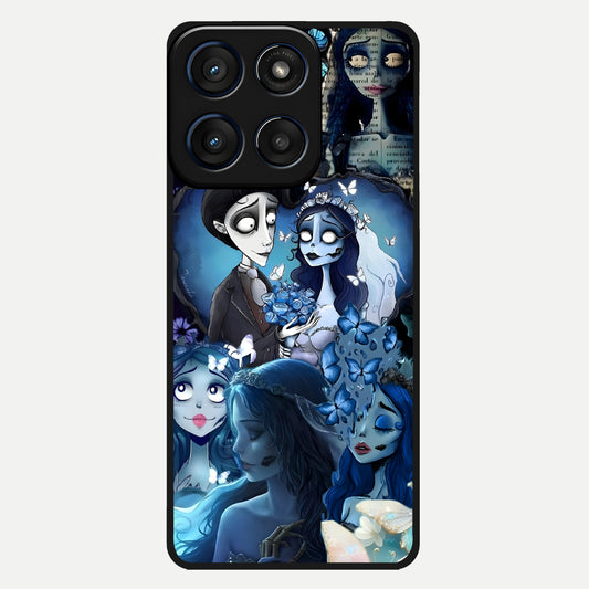  Butterfly Ghost Soul Glass Case For Moto Edge 60 back cover – full design glossy printed glass finish