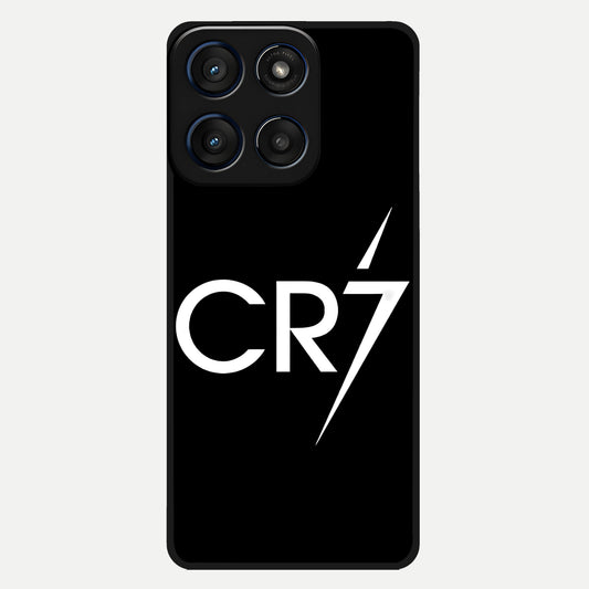  CR7 Elite Strike Glass Case For Moto Edge 60 back cover – full design glossy printed glass finish