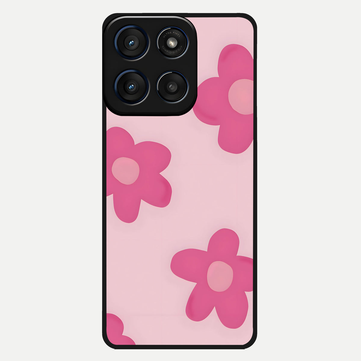 Candy Bloom Dreams Glass Case For Moto Edge 60 back cover – full design glossy printed glass finish