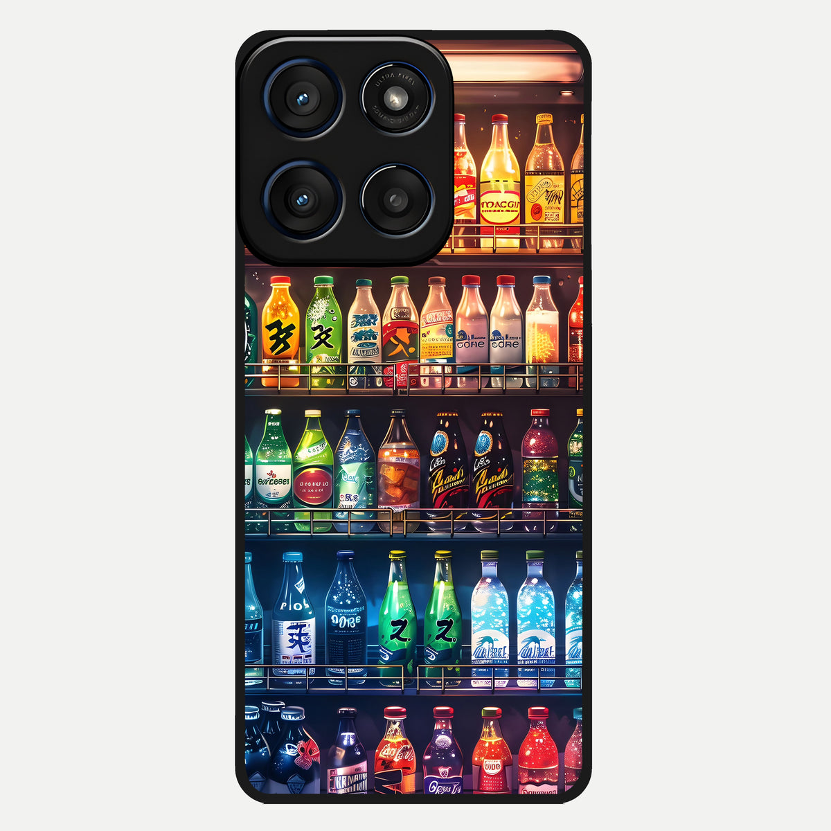  Colorfull Tree Glass Case For Moto Edge 60 back cover – full design glossy printed glass finish