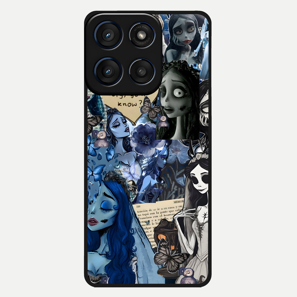  Corpse Bride Posters Glass Case For Moto Edge 60 back cover – full design glossy printed glass finish