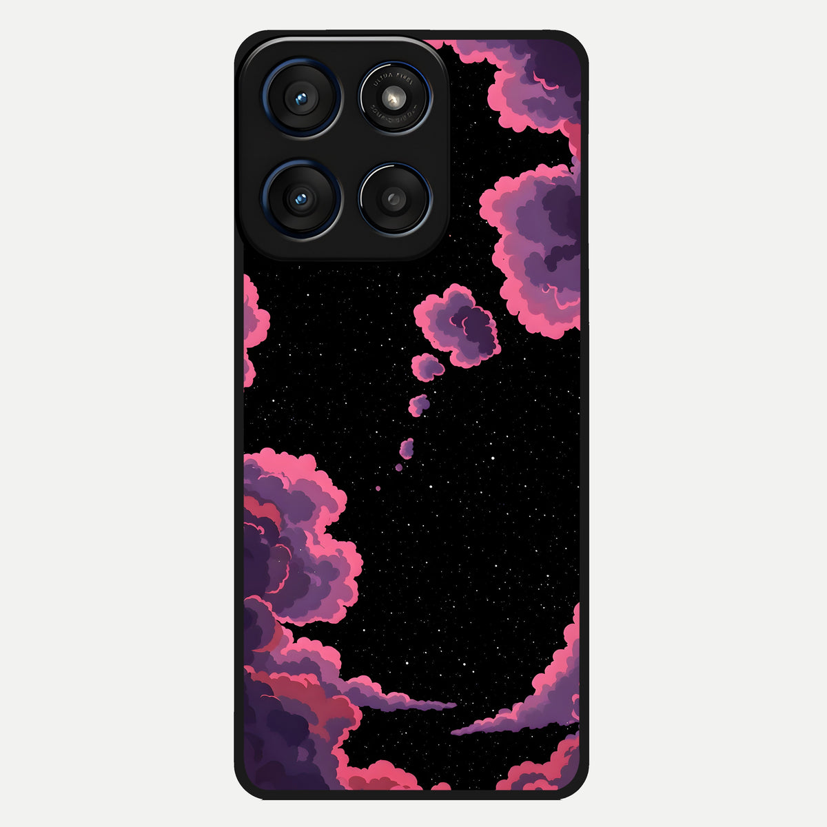  Cosmic Cloud Journey Glass Case For Moto Edge 60 back cover – full design glossy printed glass finish