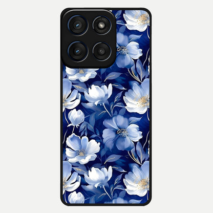  Cute Floral Patterns Glass Case For Moto Edge 60 back cover – full design glossy printed glass finish