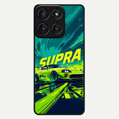 Electric Supra Thunder Glass Case For Moto Edge 60 back cover – full design glossy printed glass finish
