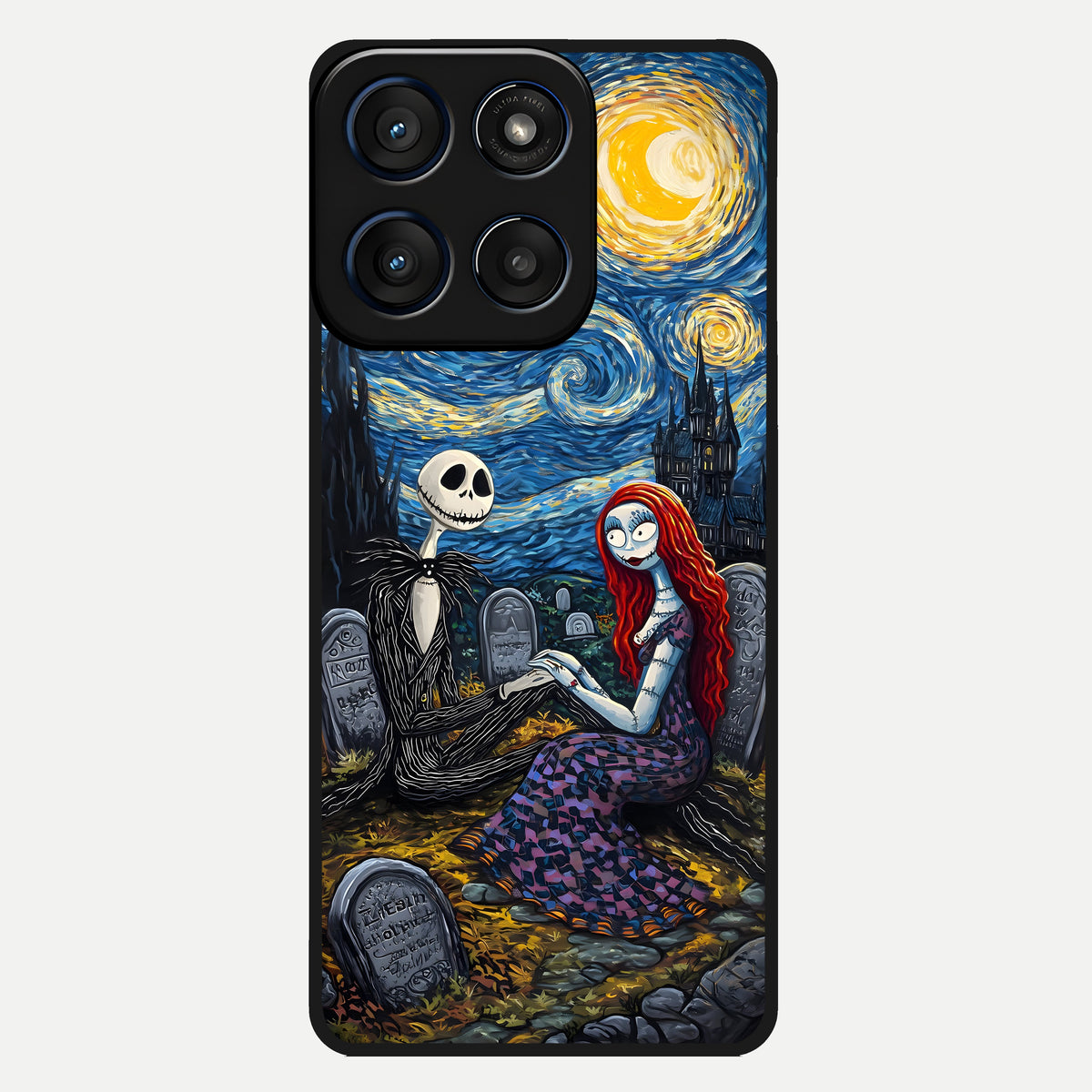  Eternal Night Love Glass Case For Moto Edge 60 back cover – full design glossy printed glass finish