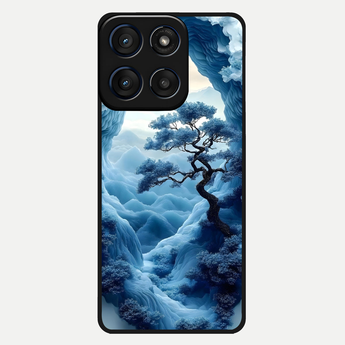  Frozen Serenity Gate Glass Case For Moto Edge 60 back cover – full design glossy printed glass finish