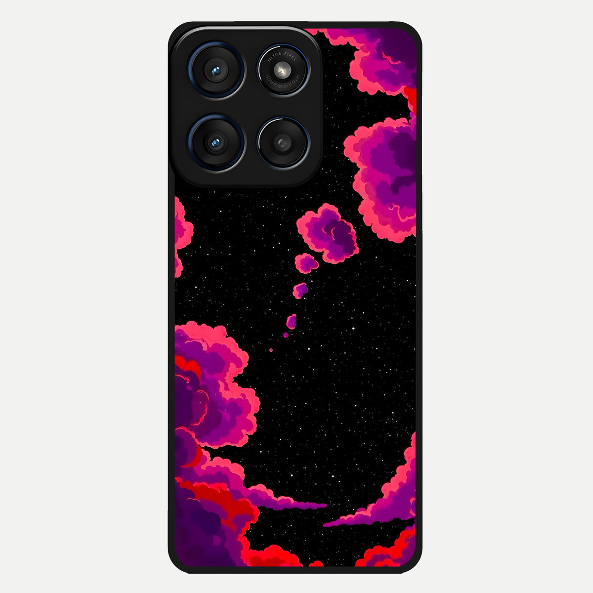  Galaxy Dream Frame Glass Case For Moto Edge 60 back cover – full design glossy printed glass finish